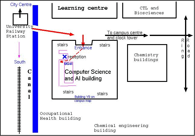 Map of building